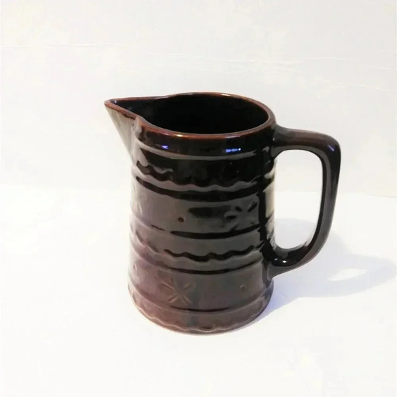 Mar-Crest Brown Oven Proof Stoneware Pitcher - Picture 2 of 5